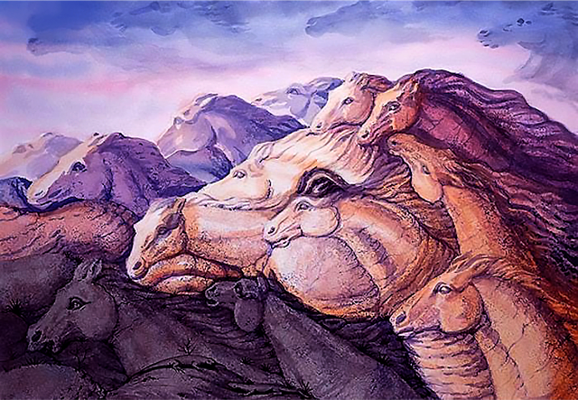 Тест на логическое мышление: почитайте лошадей на картинке