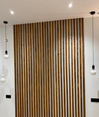 Как крепить реечные перегородки?