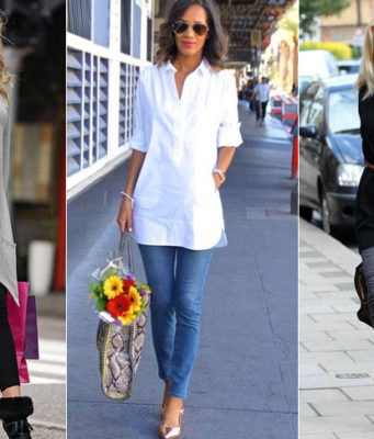 С чем носить тунику?