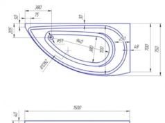 Как подобрать оптимальный размер акриловой угловой ванны в маленькую квартиру