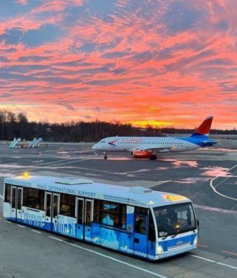 Аэропорт Пскова временно приостановил обслуживание авиарейсов