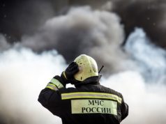 В Абинске из-за падения обломков БПЛА произошел пожар на предприятии